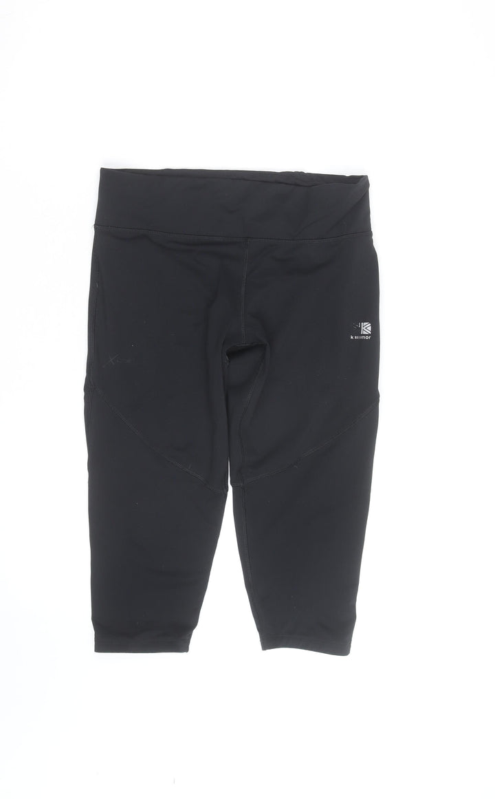 Karrimor Womens Black Capri Leggings XL Quick Dry Stretch Activewear