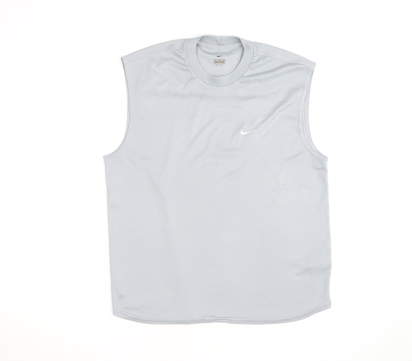 Nike Men's Grey Sleeveless Dri-FIT Tank Top Size M