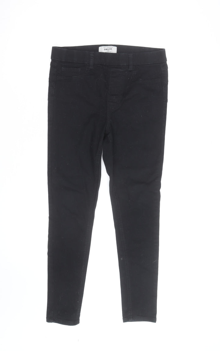 New Look Women Black Jegging Size 10 Skinny Stretch Trousers