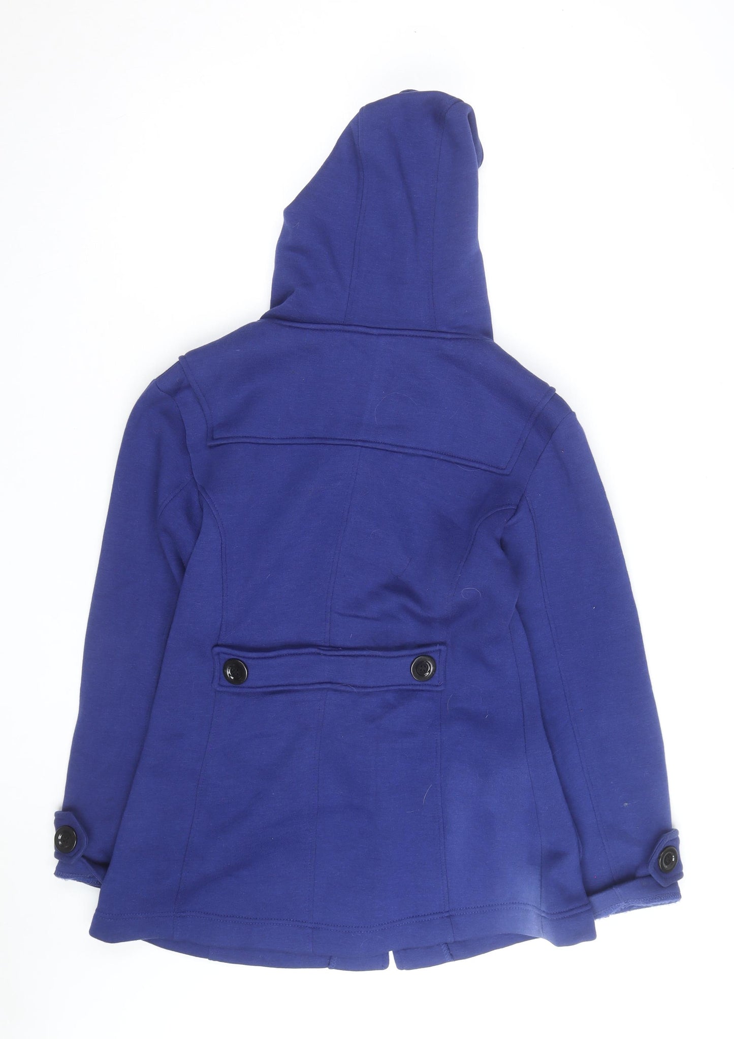 Urban Diva Women's Blue Hooded Duffle Coat Size 10
