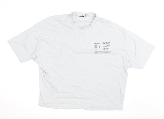 ASOS Men’s White Graphic Print City Inspire Relaxed Fit T-Shirt L