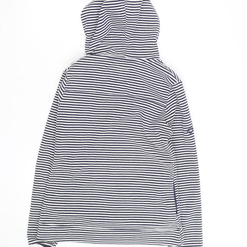Brasher Womens Navy Striped Pullover Hoodie XS Outdoor Casual