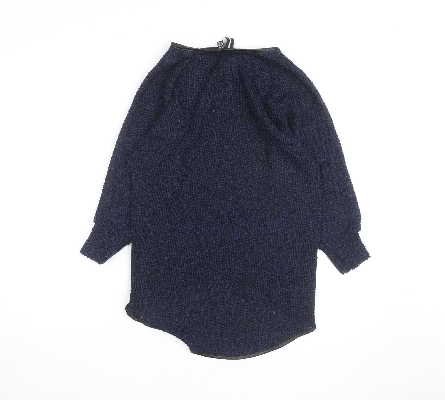 Izabel London Women's Blue 1/4 Zip Knit Jumper Size S 8/10