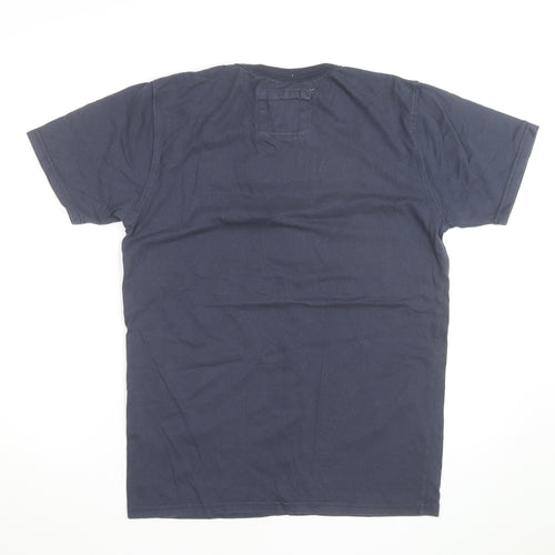 Abercrombie & Fitch Men's Blue XL Muscle Fit Graphic T-Shirt