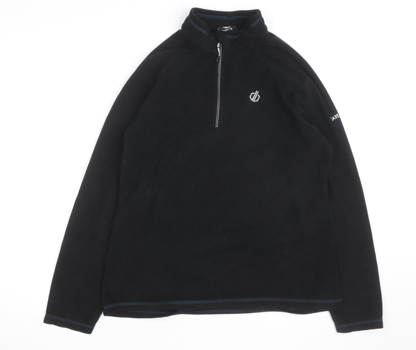 Dare 2B Mens Black Fleece Half Zip Pullover Sweatshirt M