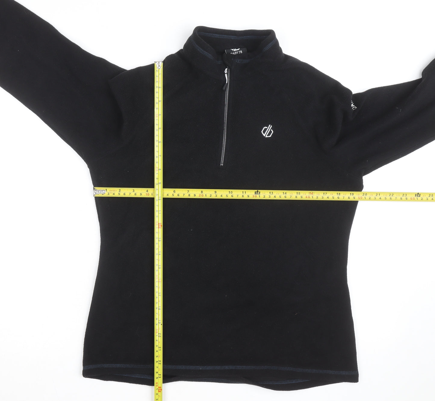 Dare 2B Mens Black Fleece Half Zip Pullover Sweatshirt M