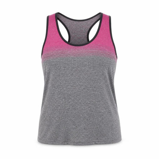 Front view of Poetic Soul women’s multicoloured racerback tank top m polyester stretch