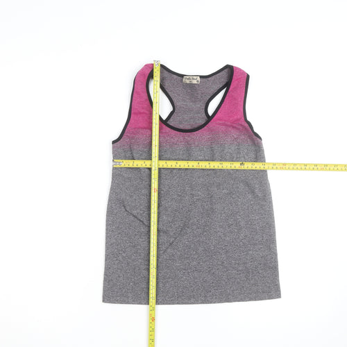 Poetic Soul Womens Multicoloured Racerback Tank Top M Polyester Stretch