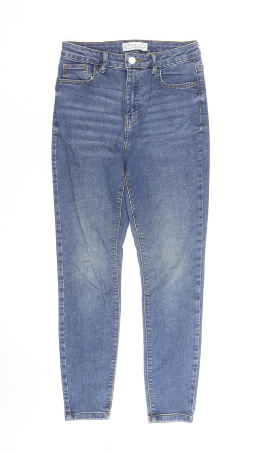 Primark Women Blue Skinny Stretch Denim Jeans Size 10