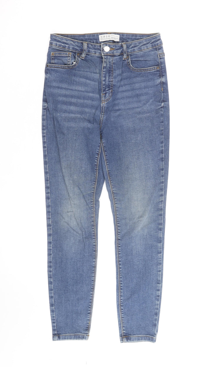 Primark Women Blue Skinny Stretch Denim Jeans Size 10