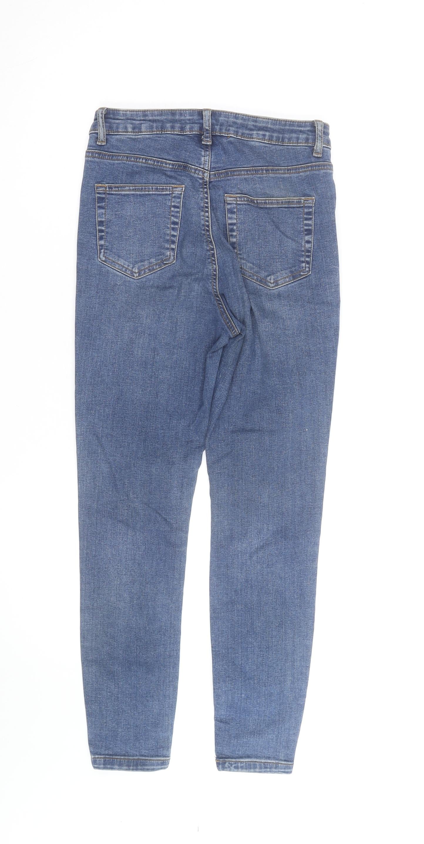 Primark Women Blue Skinny Stretch Denim Jeans Size 10