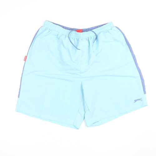 Slazenger Men's Blue Sports Swim Shorts Size 3XL Drawstring Waist