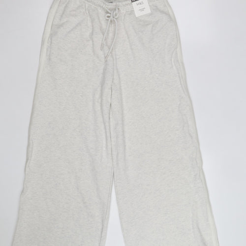 Marks and Spencer Women Grey Size 10 Jogger Trousers