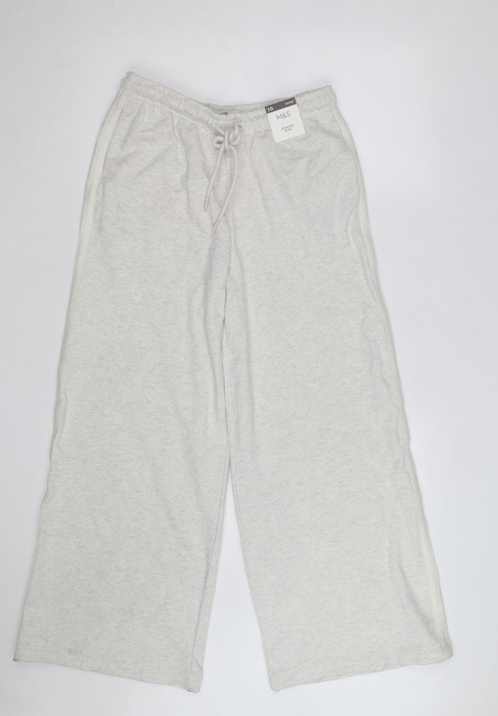 Marks and Spencer Women Grey Size 10 Jogger Trousers