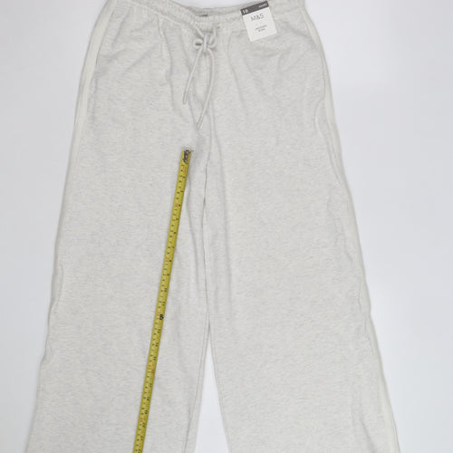 Marks and Spencer Women Grey Size 10 Jogger Trousers