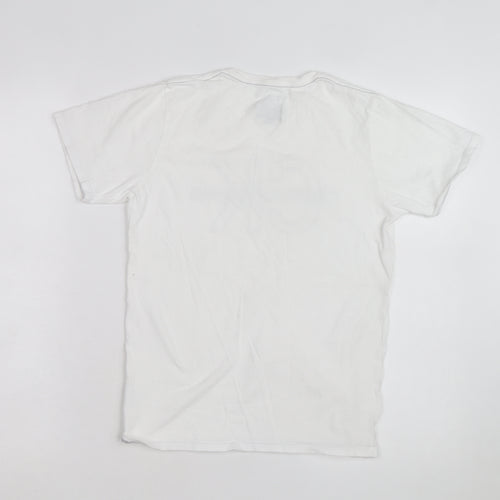 Calvin Klein Jeans Women's White Cotton T-Shirt M 10/12