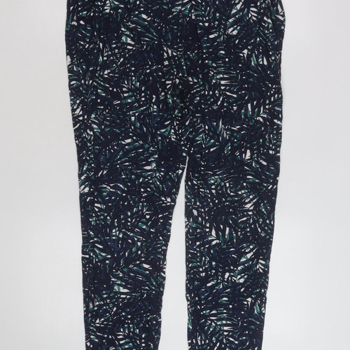 Marks and Spencer Women’s Multicoloured Leaf Print Jersey Leggings L