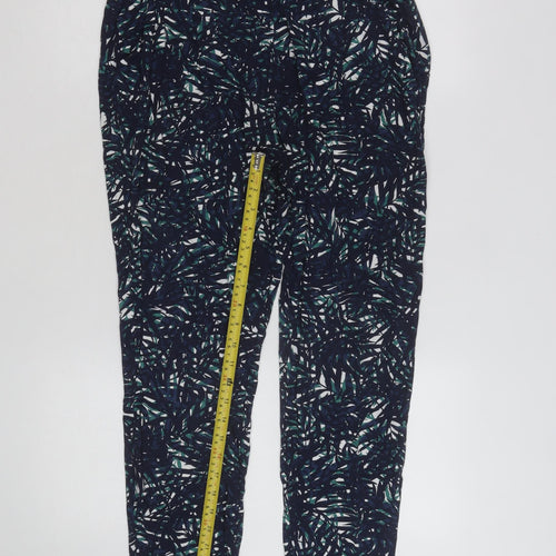 Marks and Spencer Women’s Multicoloured Leaf Print Jersey Leggings L