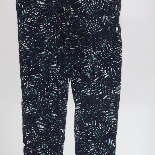 Marks and Spencer Women’s Multicoloured Leaf Print Jersey Leggings L