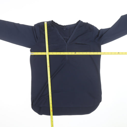 Next Women's Blue Long Sleeve Tunic Blouse Size 10