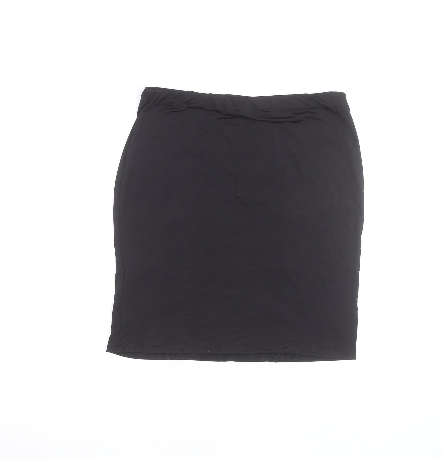 PrettyLittleThing Women Black Size 12 Straight Pencil Skirt