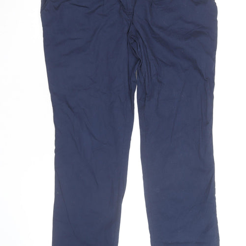 bpc Bonprix Collection Men's Blue Chino Trousers Size L Cotton Blend