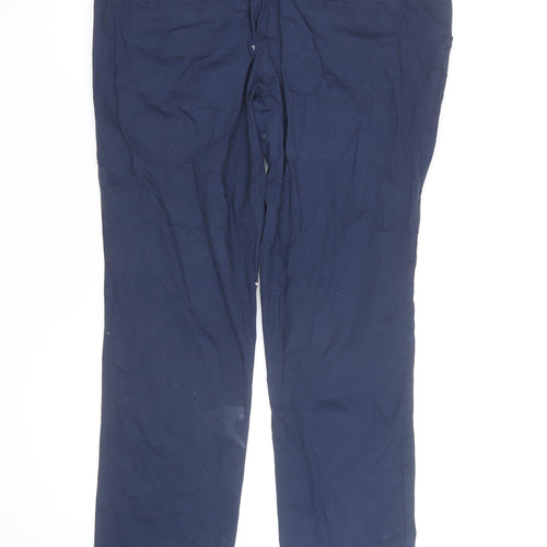 bpc Bonprix Collection Men's Blue Chino Trousers Size L Cotton Blend