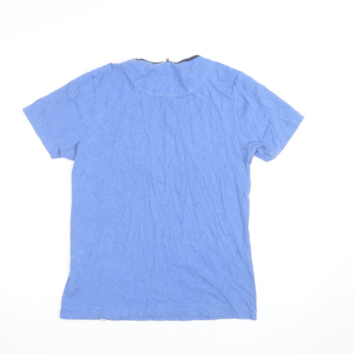 Pepe Jeans Men's Blue Crew Neck Cotton T-Shirt Size S