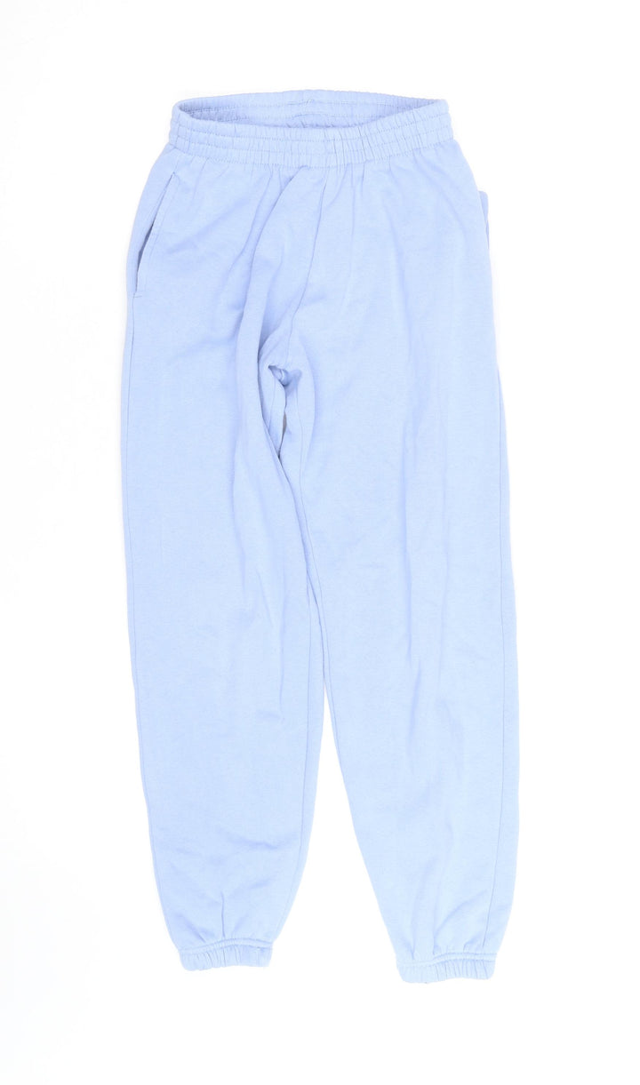New Look Girls Blue Jogger Sweatpants Size 9-15 Years Cotton Blend