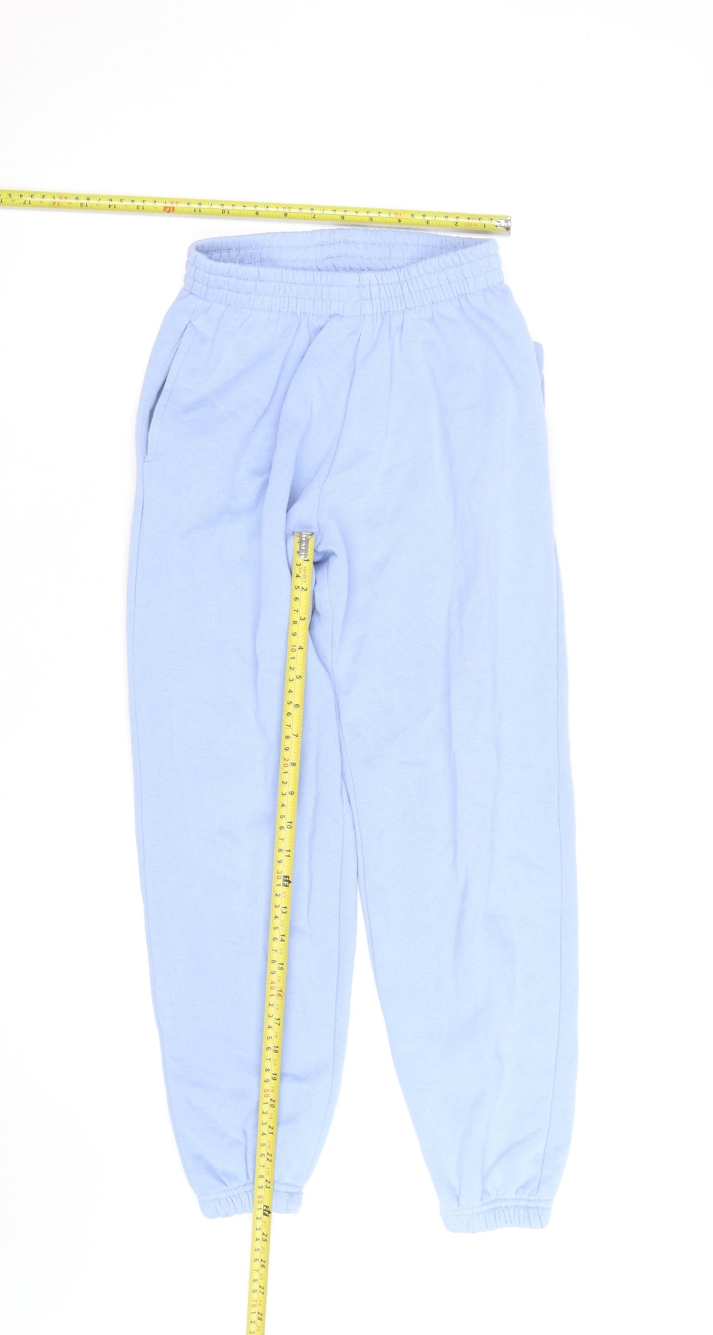 New Look Girls Blue Jogger Sweatpants Size 9-15 Years Cotton Blend