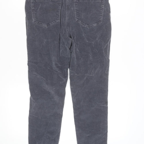 George Women Grey Corduroy Skinny Jeans Size 14 Mid Rise