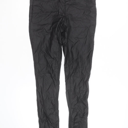 Peacocks Womens Black Size 10 Jegging Stretch Skinny Trousers