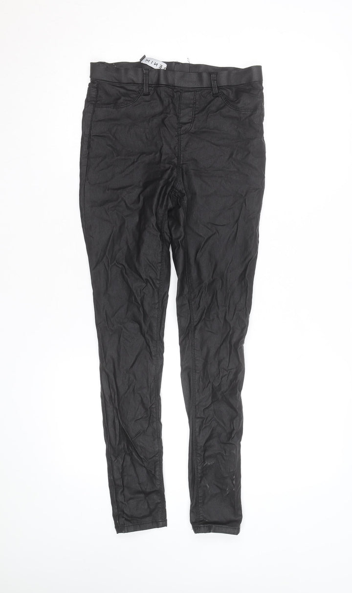 Peacocks Womens Black Size 10 Jegging Stretch Skinny Trousers
