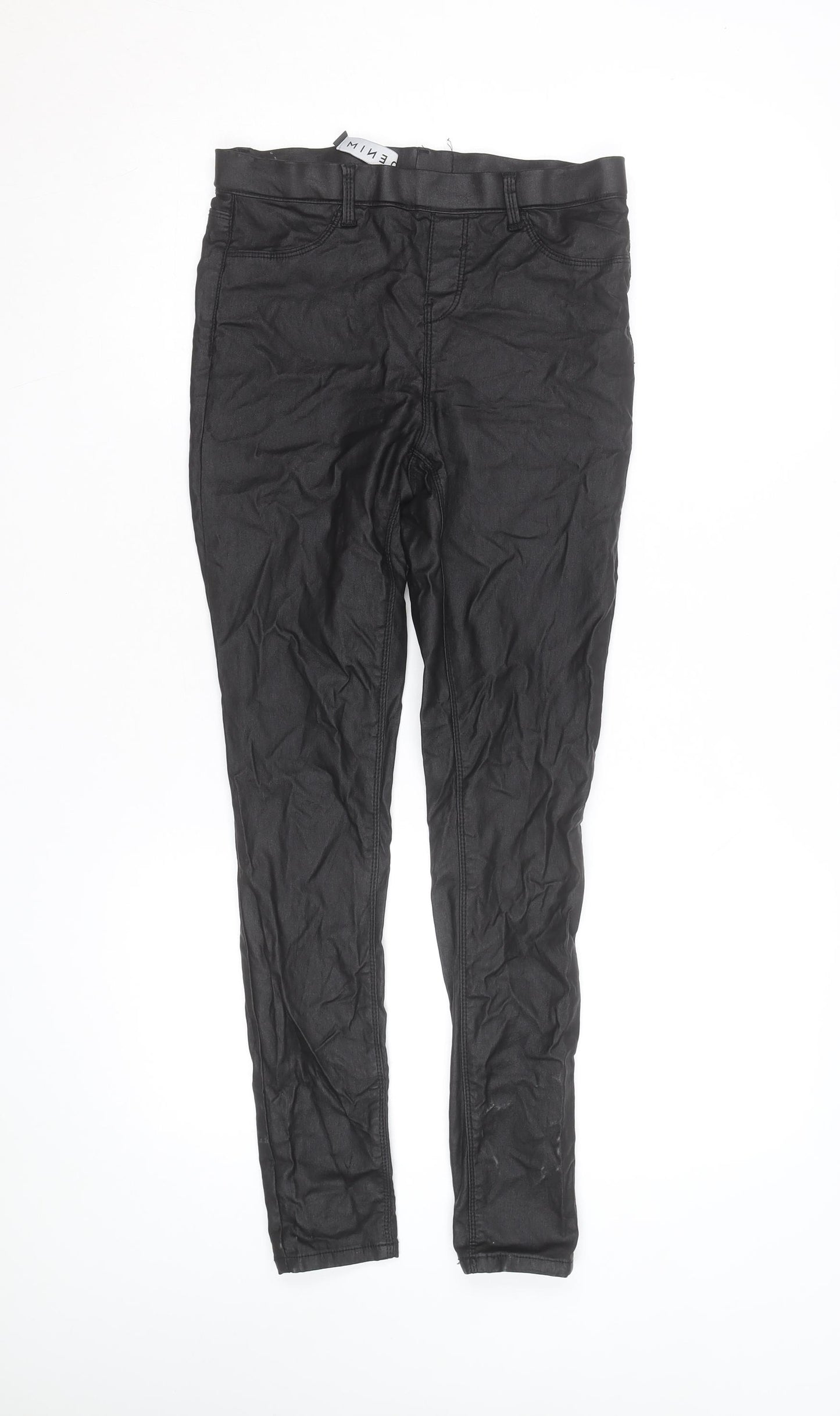 Peacocks Womens Black Size 10 Jegging Stretch Skinny Trousers