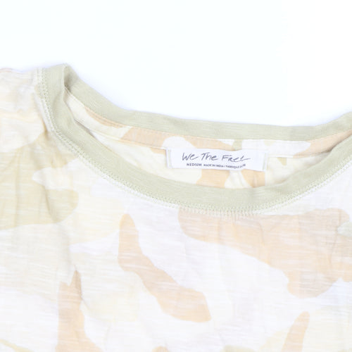 We The Free Womens Multicoloured Camouflage T-Shirt Medium