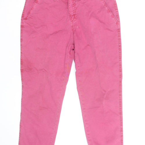 Matalan Papaya Women’s Pink Cotton Chino Trousers Size 10R