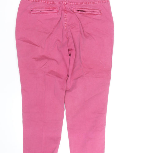 Matalan Papaya Women’s Pink Cotton Chino Trousers Size 10R