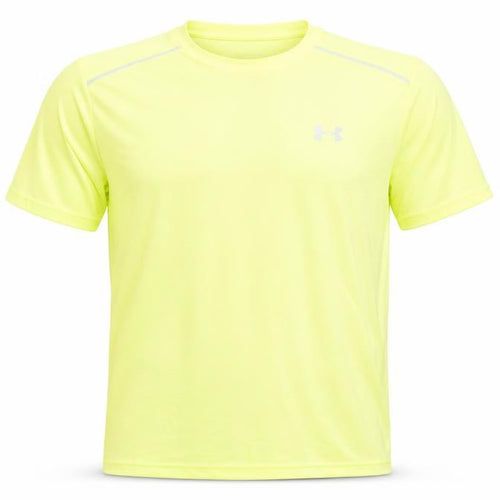 Under Armour Men's Yellow Athletic Short Sleeve Tech T-Shirt M