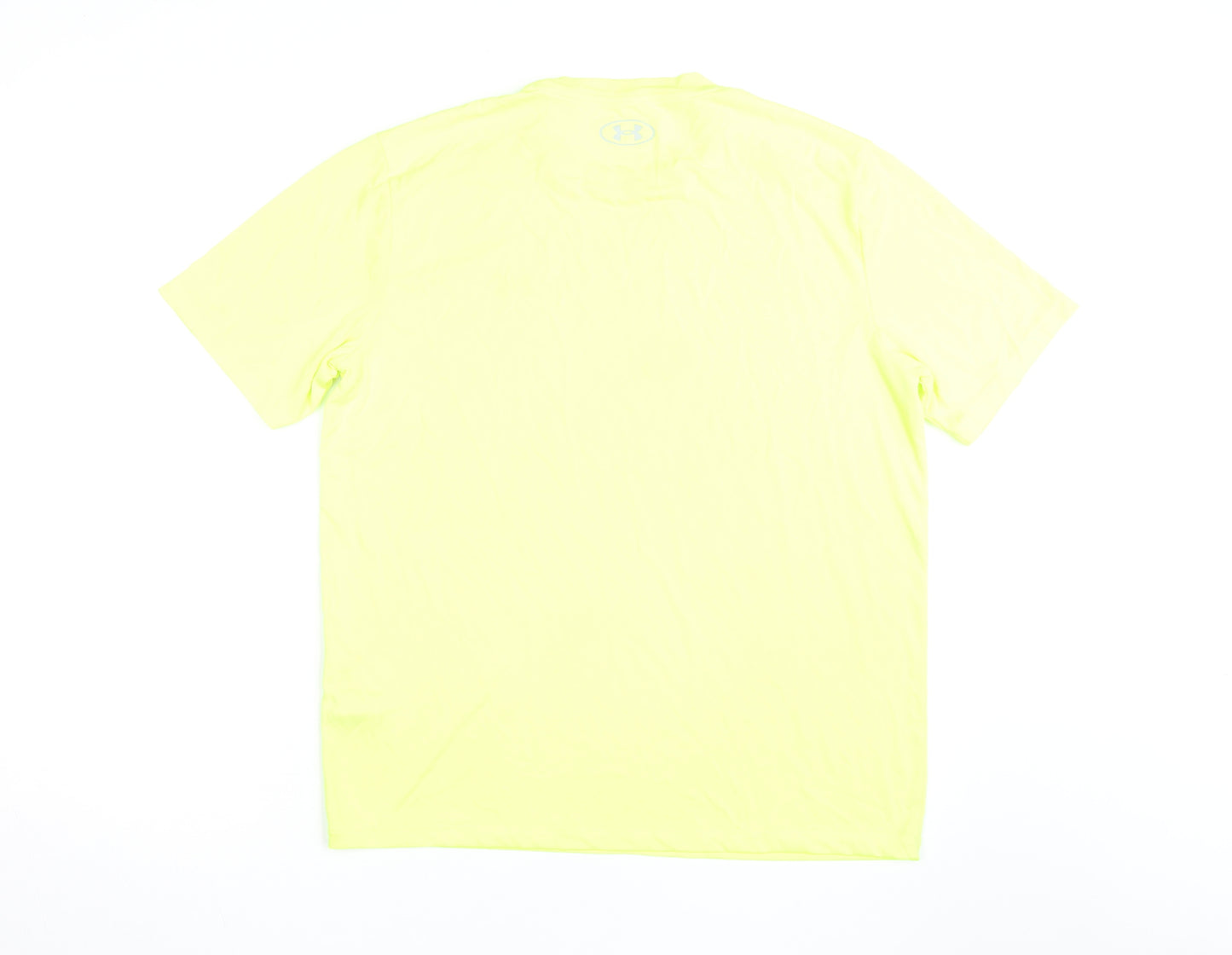 Under Armour Men's Yellow Athletic Short Sleeve Tech T-Shirt M