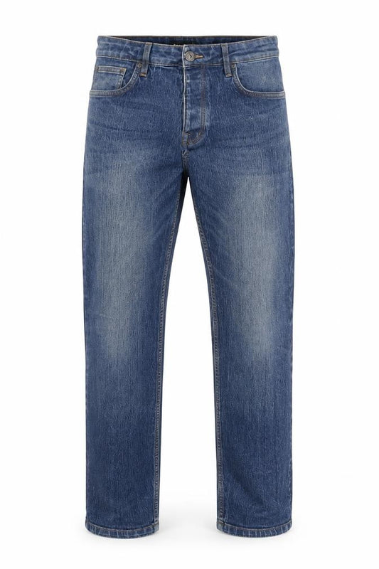 Bench Men's Blue Straight Fit Denim Jeans 34W 32L Classic Style