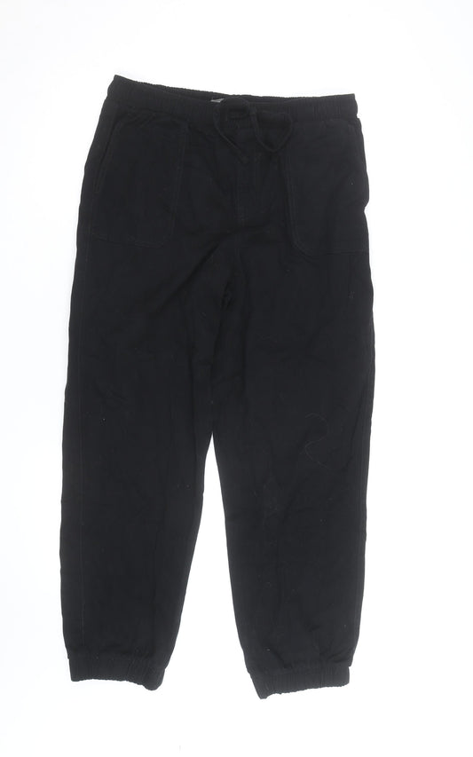 Primark Women’s Black Jogger Trousers Size 14 Cotton Blend