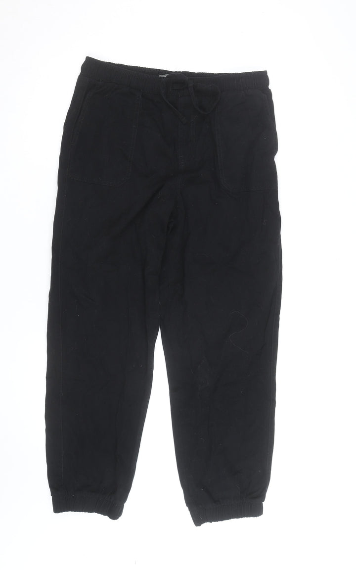 Primark Women’s Black Jogger Trousers Size 14 Cotton Blend