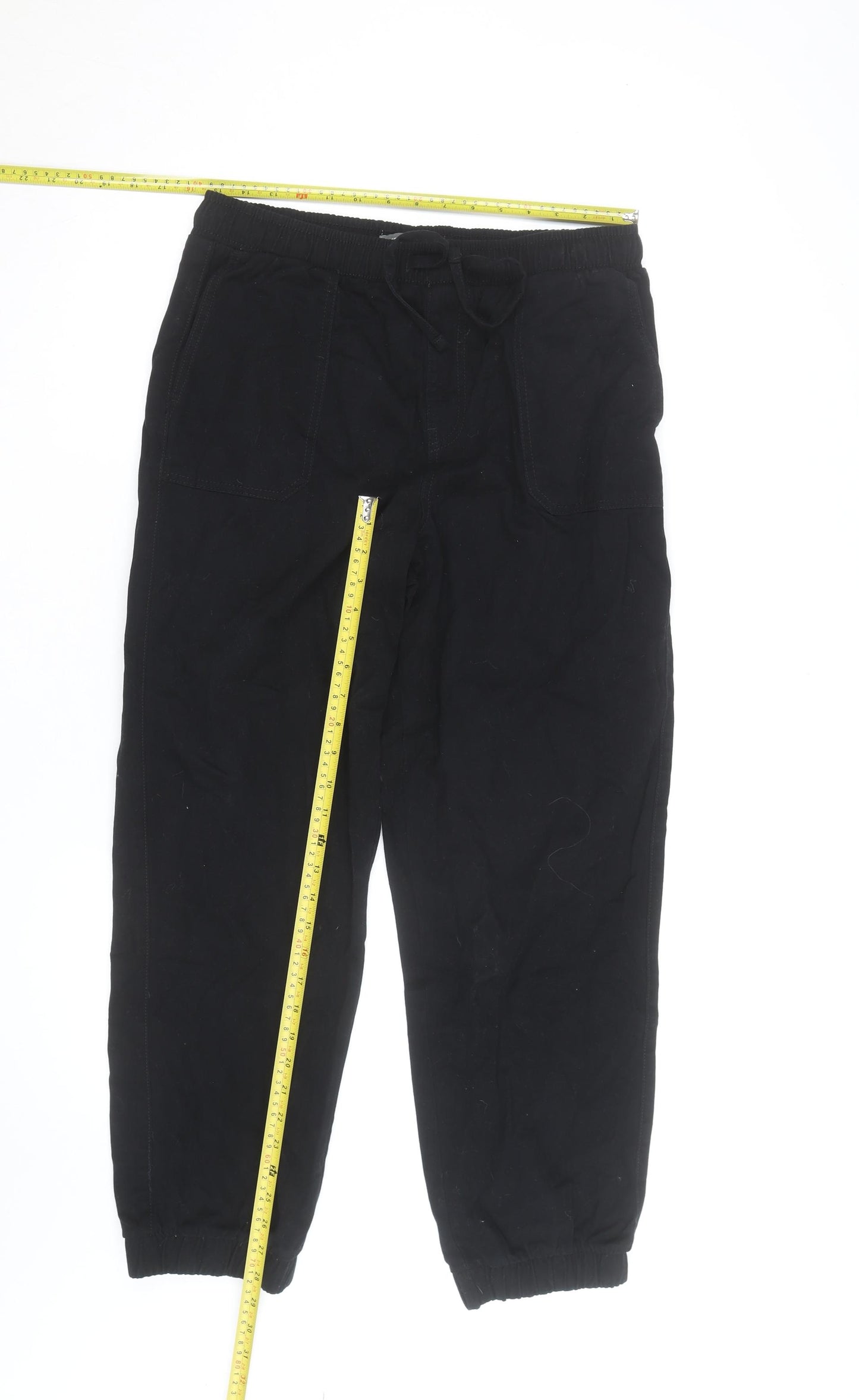 Primark Women’s Black Jogger Trousers Size 14 Cotton Blend
