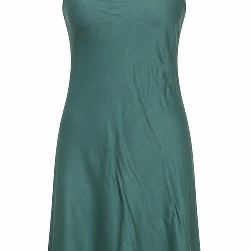 Nasty Gal Women’s Green Satin Slip Dress Size 2 Short Party Style