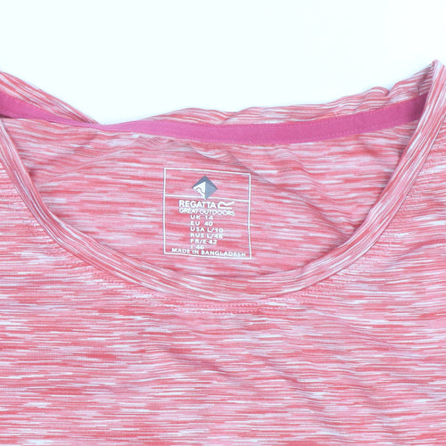 Regatta Womens Pink Short Sleeve Activewear T-Shirt Size 14