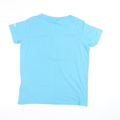 Regatta Women's Blue Cotton Crew Neck T-Shirt Size 12
