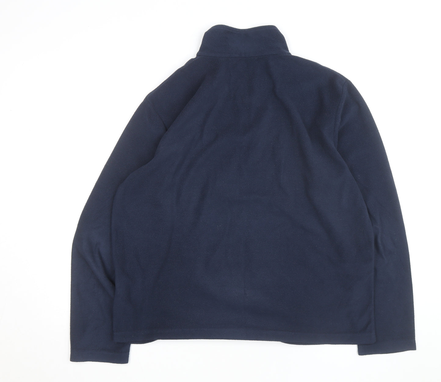 Regatta Men Blue XL Fleece 1/4 Zip Pullover Sweatshirt Outdoor Top