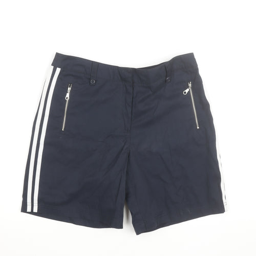 Maine New England Women's Blue Size 10 Chino Shorts with Zip Pockets