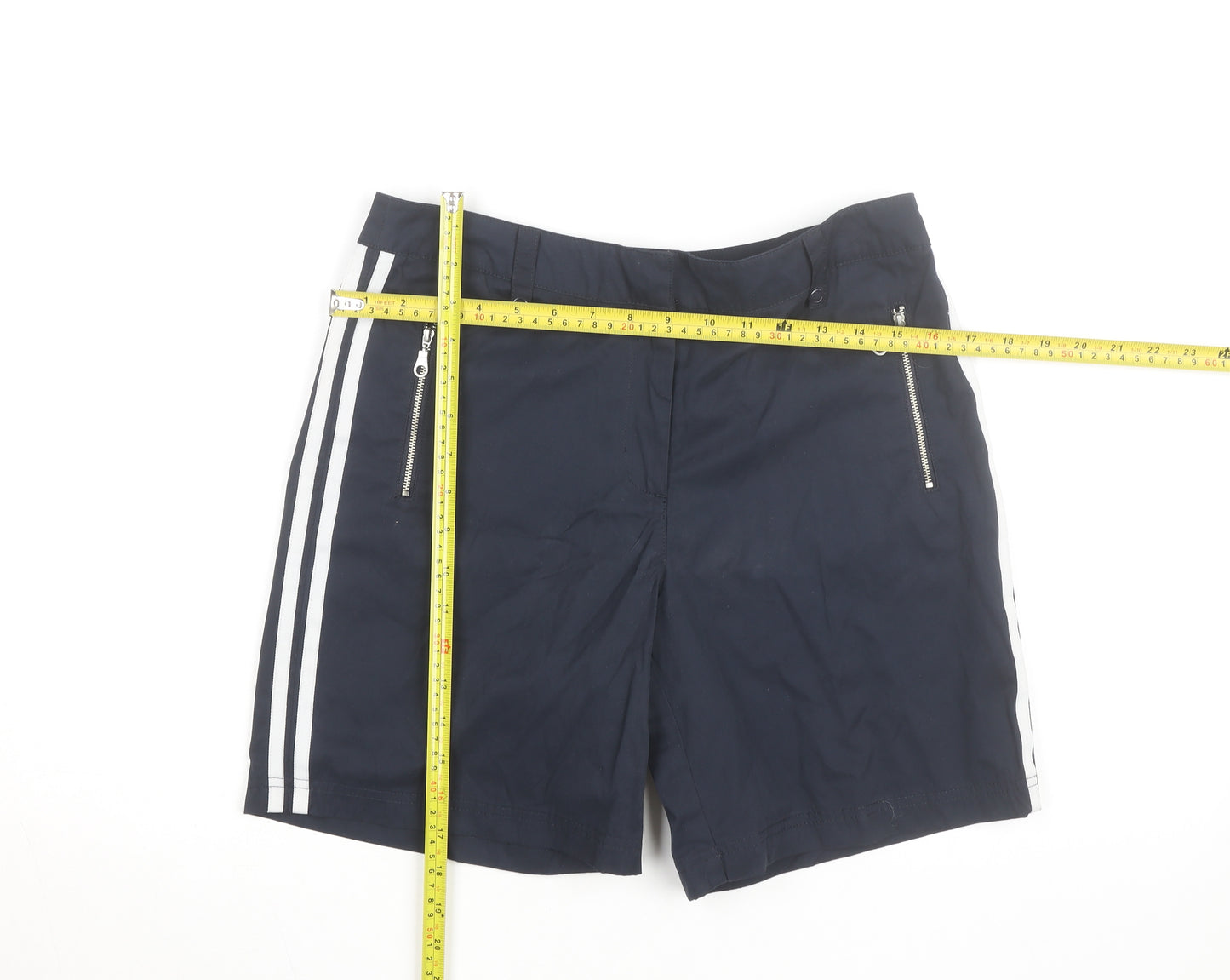 Maine New England Women's Blue Size 10 Chino Shorts with Zip Pockets