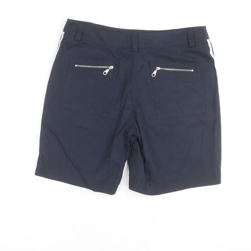 Maine New England Women's Blue Size 10 Chino Shorts with Zip Pockets